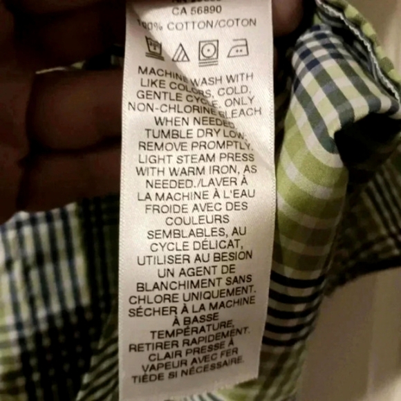 Pendleton MENS green White check shirt. - Picture 7 of 8